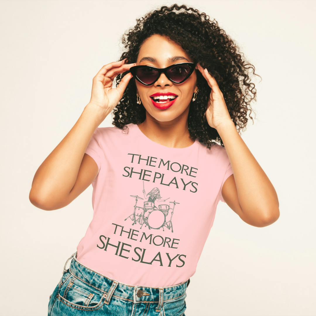 The More She Plays The More She Slays Tee