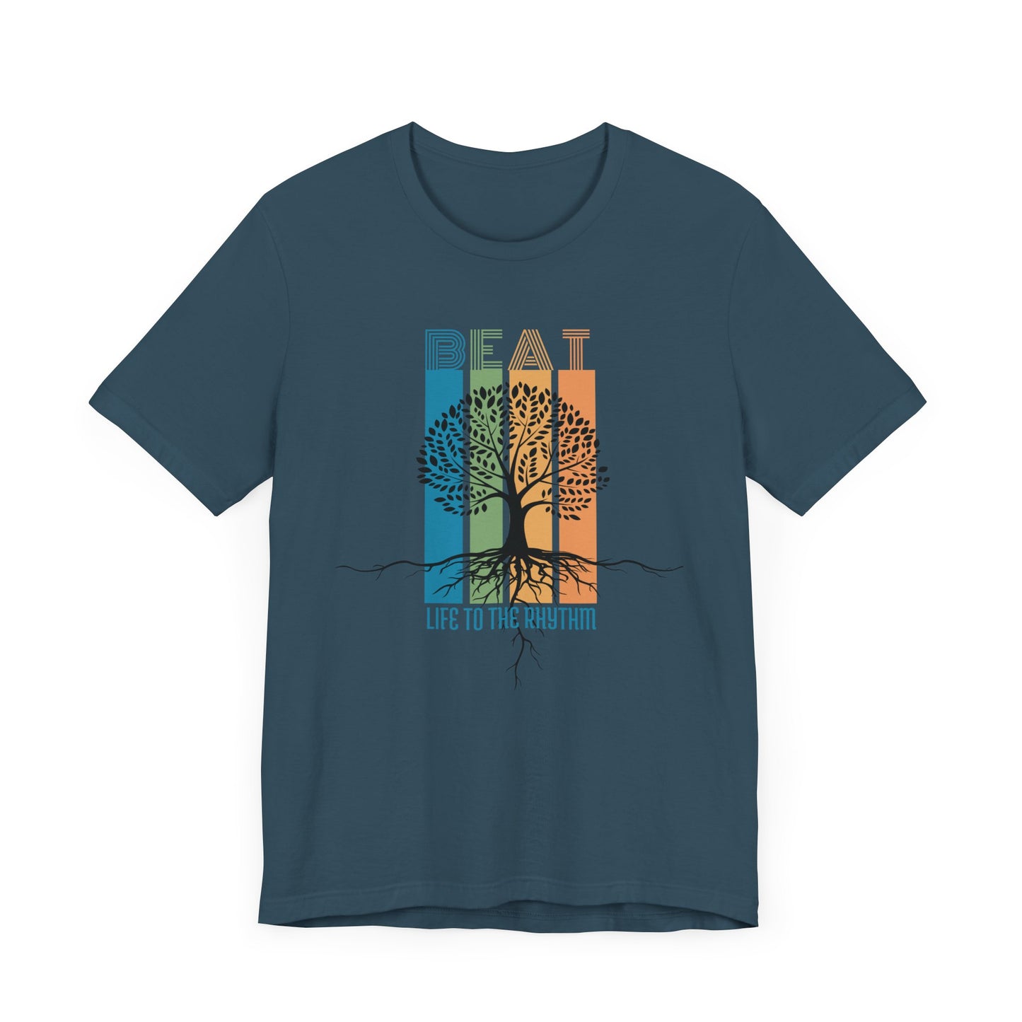 BEAT LIFE TO THE RHYTHM Unisex Jersey Short Sleeve Tee