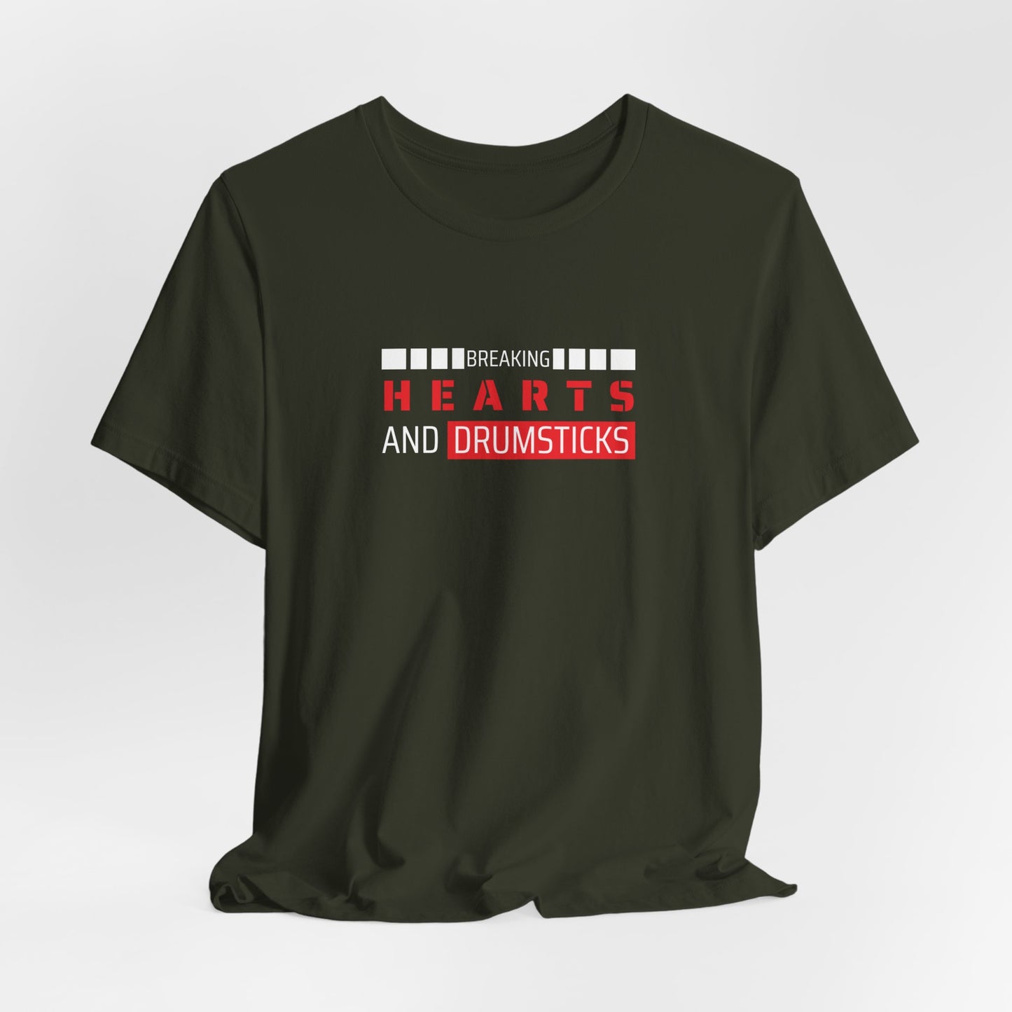 Breaking Hearts and Drumsticks Tee