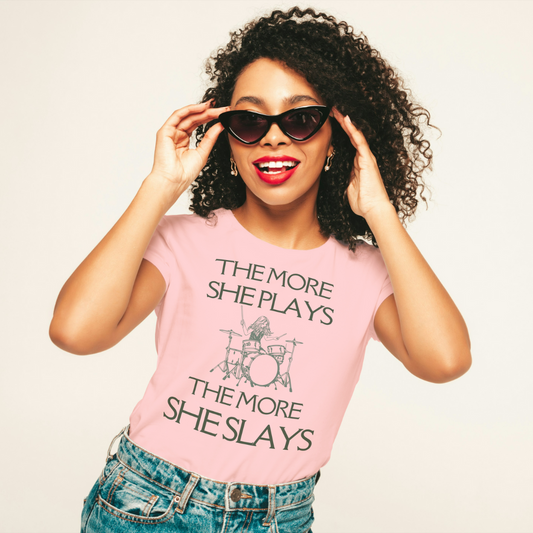 The More She Plays The More She Slays Tee