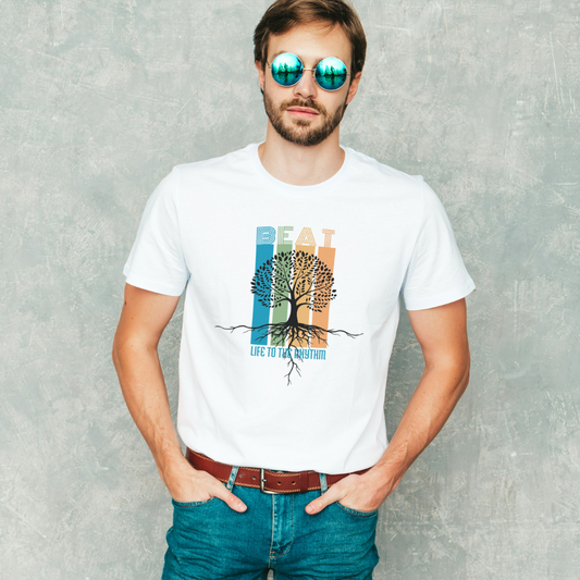 Beat Life To The Rhythm Unisex Jersey Short Sleeve Tee