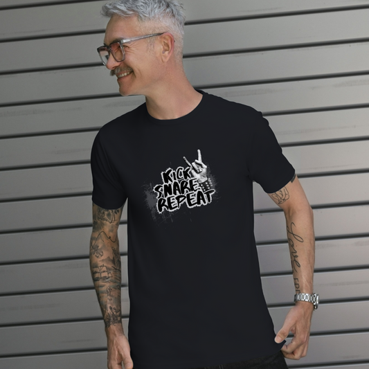 Kick, Snare, Repeat Tee
